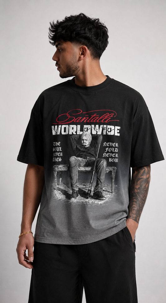 LEGEND NEVER DIE OMBRE WASHED BOXY T-SHIRT
