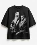 RAAJ BLACK OVERSIZED T-SHIRT