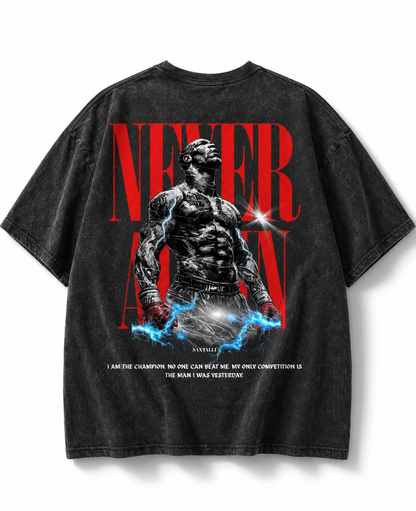 NEVER AGAIN OVERSIZED T-SHIRT