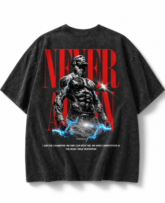 NEVER AGAIN OVERSIZED T-SHIRT