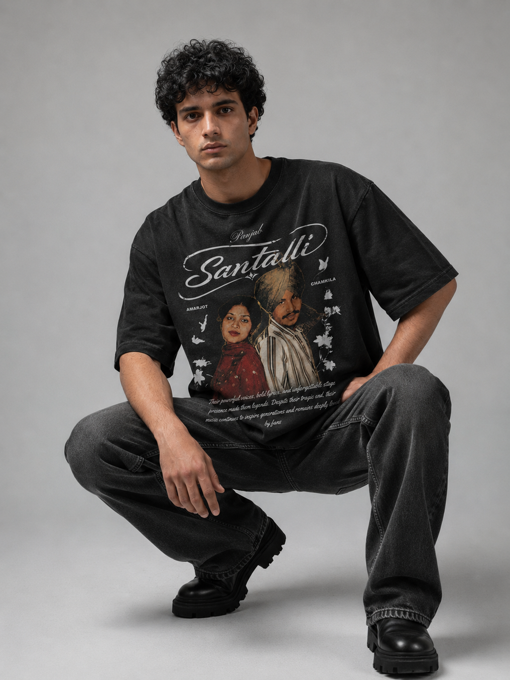 AMAR CHAMKILA OVERSIZED T-SHIRT