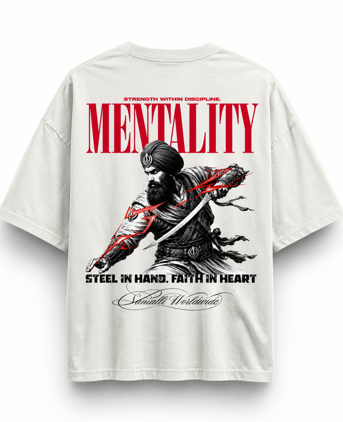 STEEL IN HAND OVERSIZED T-SHIRT
