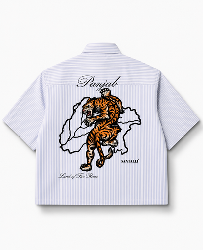 TIGER OXFORD BOXYFIT SHIRT