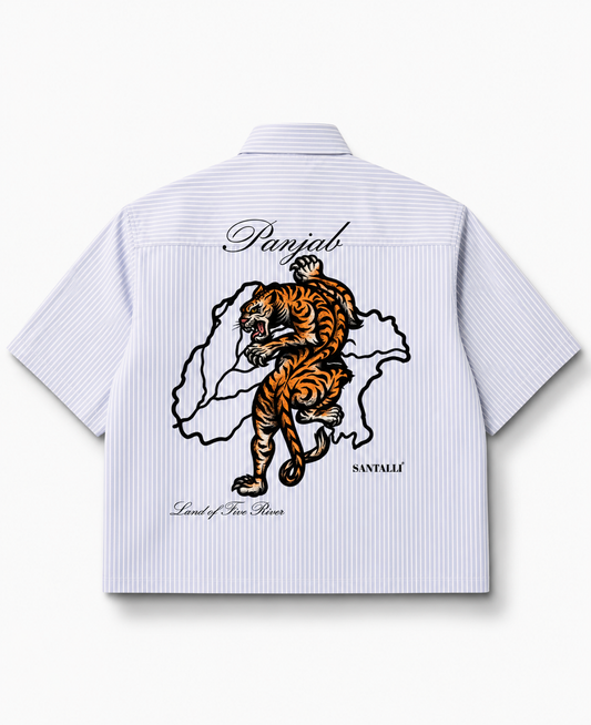 TIGER OXFORD BOXYFIT SHIRT