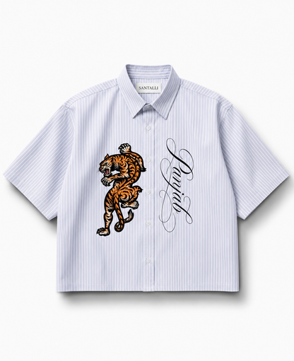 TIGER OXFORD BOXYFIT SHIRT