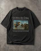 COURAGE VINTAGE OVERSIZED T-SHIRT