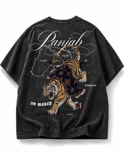 NO MERCY PANJAB ACID WASH OVERSIZED T-SHIRT