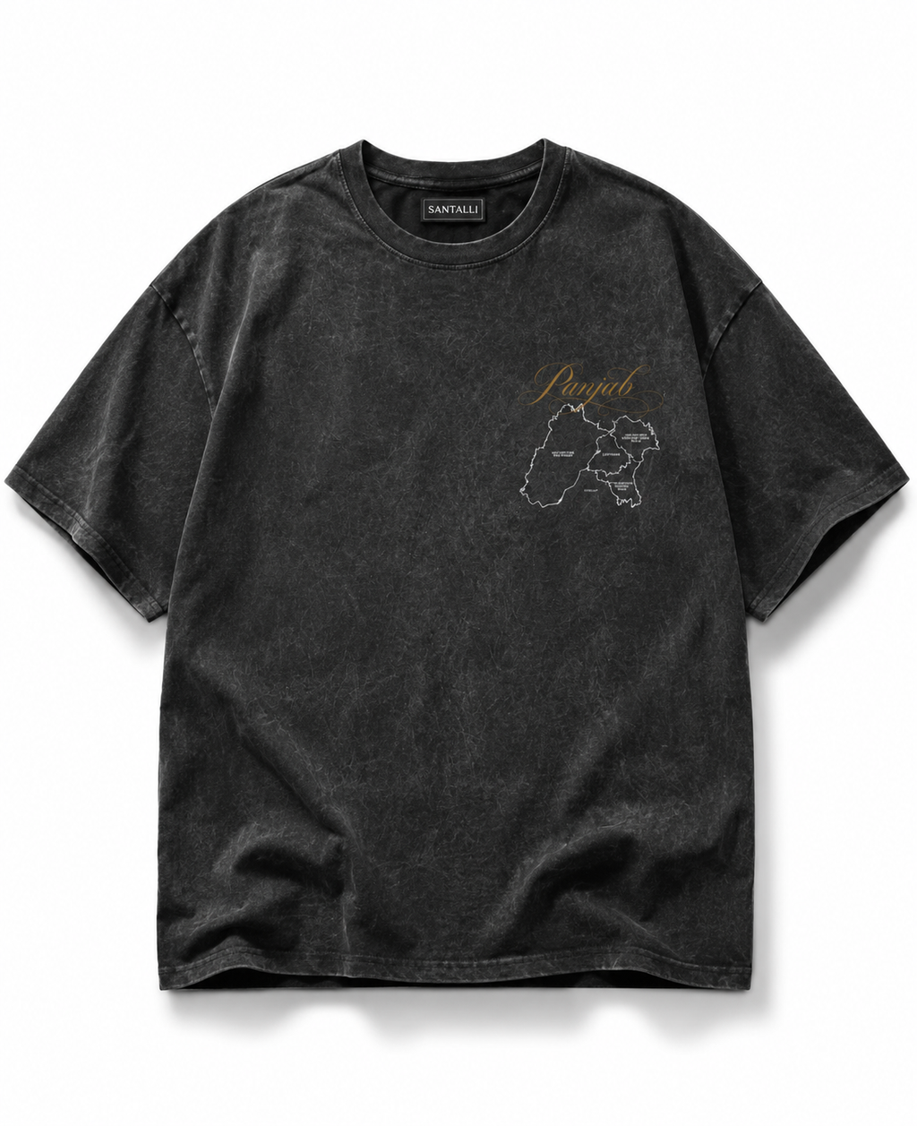 NO MERCY PANJAB ACID WASH OVERSIZED T-SHIRT