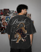 NO MERCY PANJAB ACID WASH OVERSIZED T-SHIRT