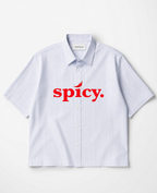 SPICY 🌶️ STRIPED BOXY FIT SHIRT
