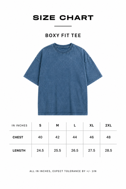 DENIM WASH PRIDE OVERSIZED T-SHIRT