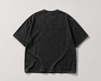 BERMUDA TRIANGLE ACID WASH OVERSIZED T-SHIRT