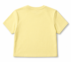 PEACOCK YELLOW  BABY TEE
