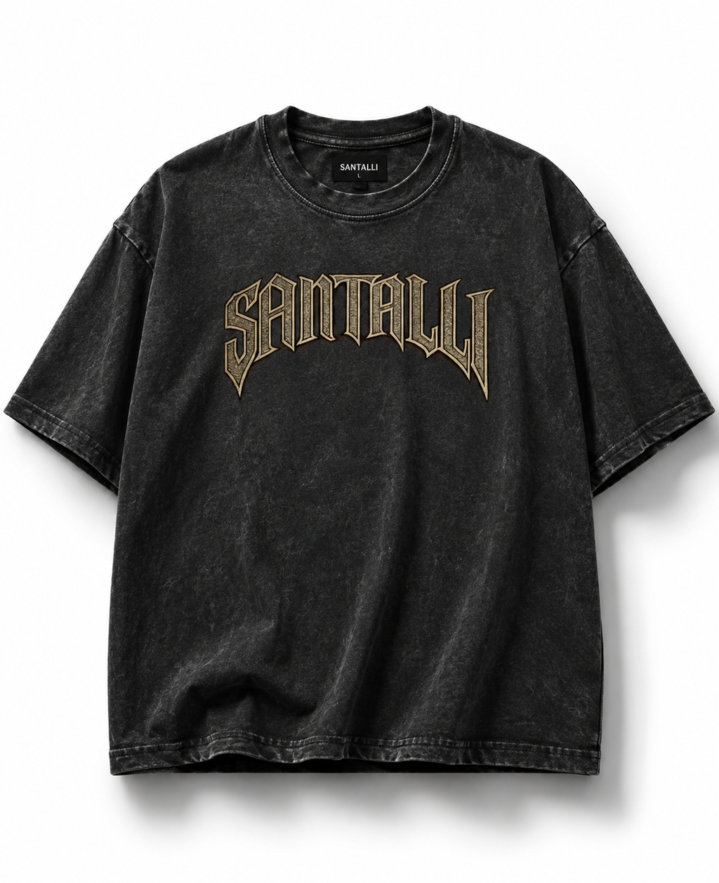 WARRIOR POWER ACID WASH OVERSIZED T-SHIRT