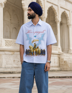 SHER E PANJAB HALF SLEEVES OXFORD SHIRT