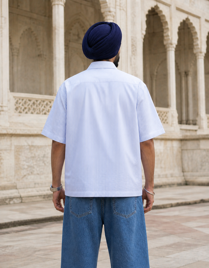 SHER E PANJAB HALF SLEEVES OXFORD SHIRT
