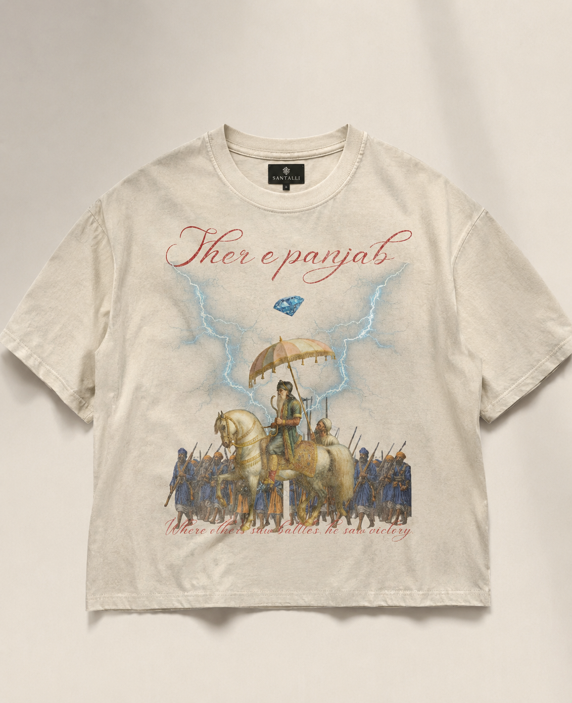SHER E PANJAB BOXY FIT T-SHIRT