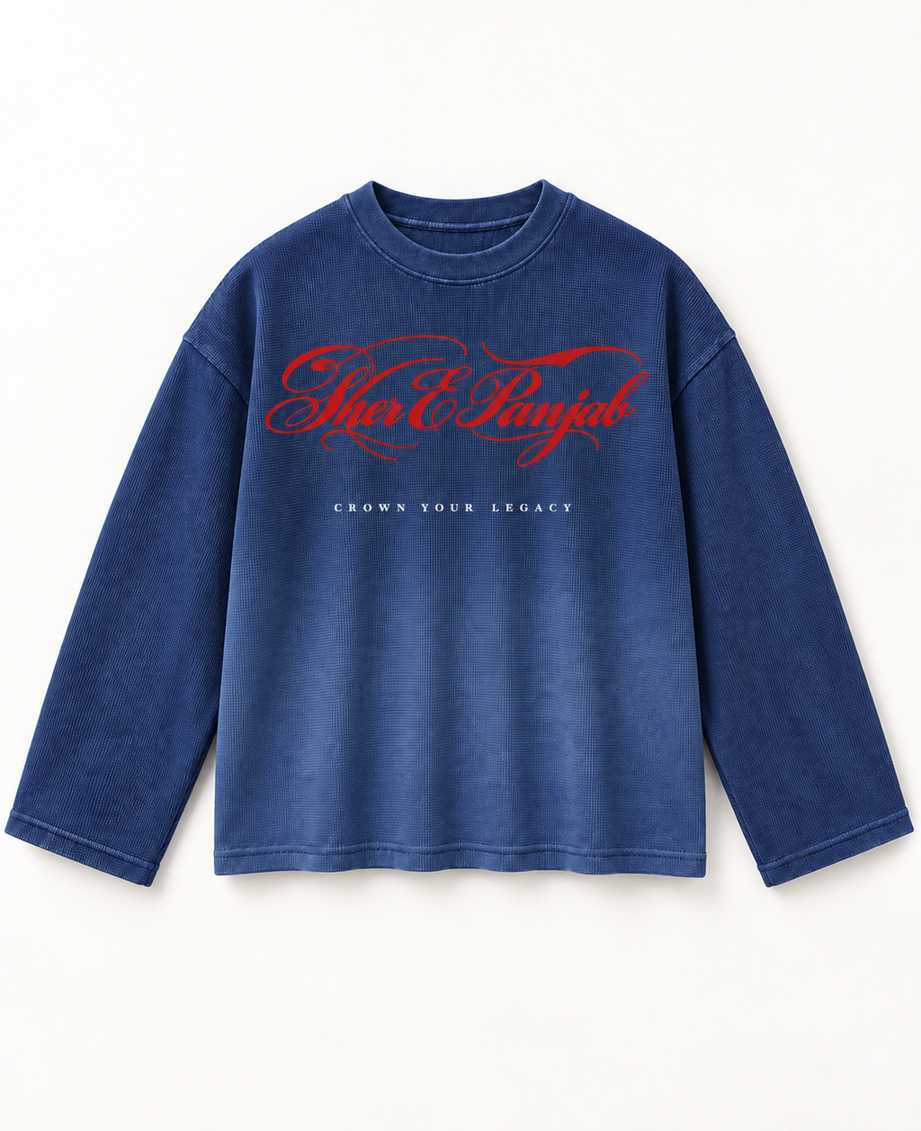 ROYAL LEGACY OVERSIZED WAFFLE T-SHIRT