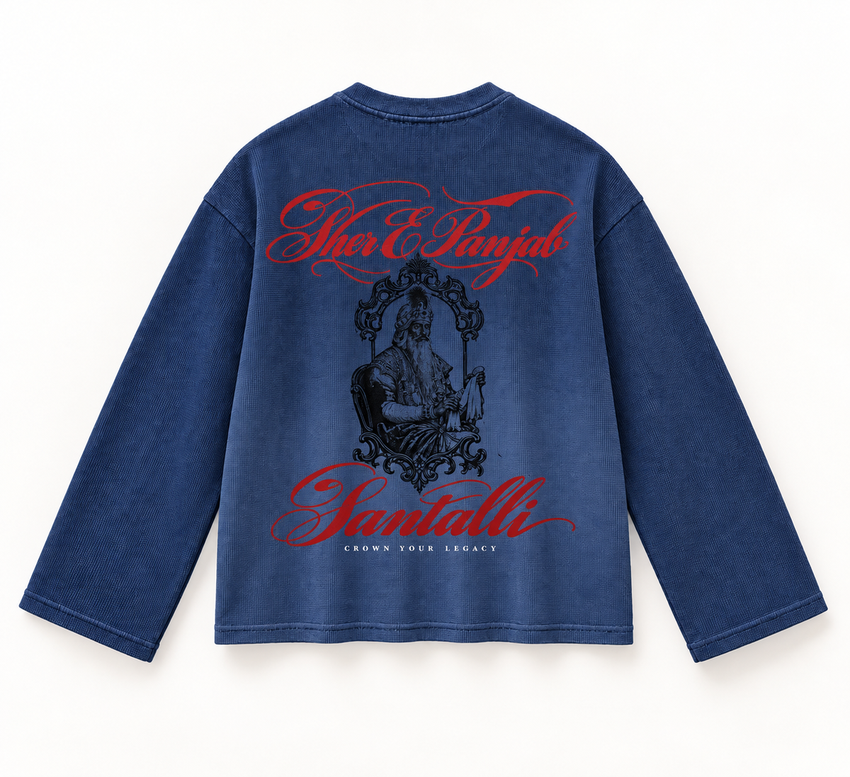 ROYAL LEGACY OVERSIZED WAFFLE T-SHIRT