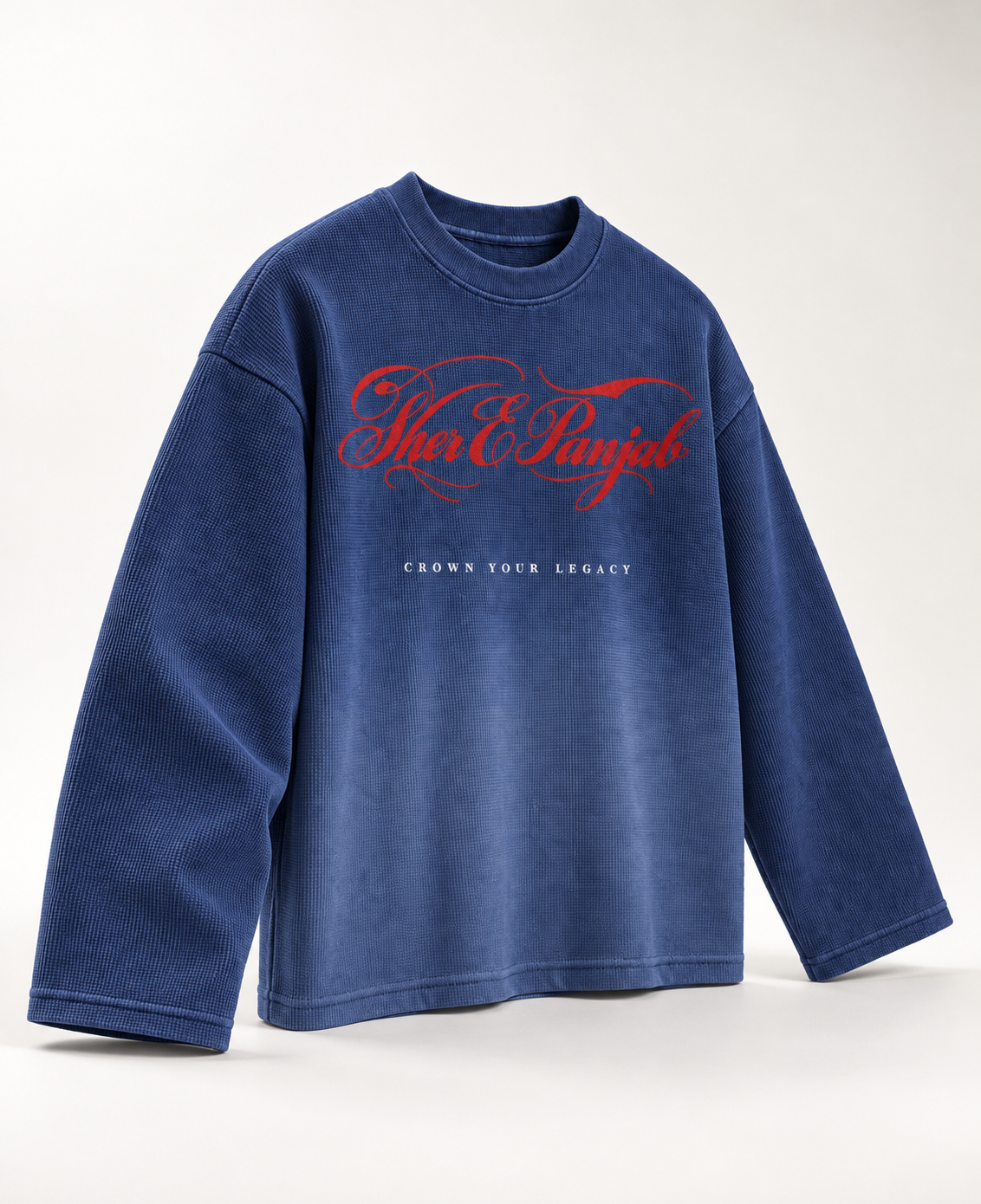 ROYAL LEGACY OVERSIZED WAFFLE T-SHIRT