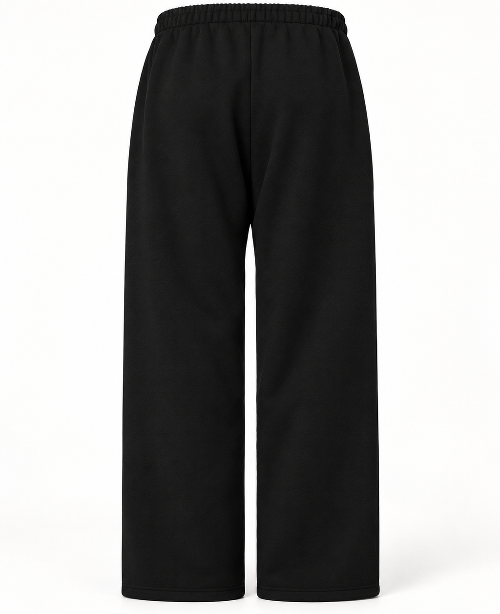 SANTALLI BLACK BAGGY FIT TRACK PANT