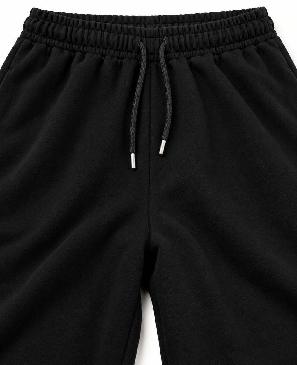 SANTALLI BLACK BAGGY FIT TRACK PANT