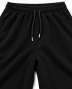 SANTALLI BLACK BAGGY FIT TRACK PANT