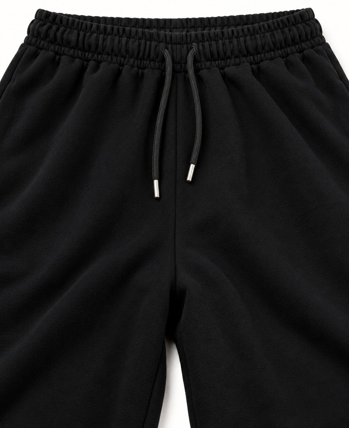 SANTALLI BLACK BAGGY FIT TRACK PANT