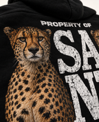 PROPERTY OF SANTALLI  OVERSIZED ZIPPER HOODIE