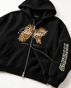 PROPERTY OF SANTALLI  OVERSIZED ZIPPER HOODIE