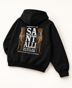 PROPERTY OF SANTALLI  OVERSIZED ZIPPER HOODIE