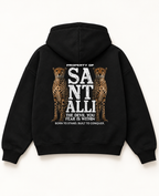 PROPERTY OF SANTALLI  OVERSIZED ZIPPER HOODIE