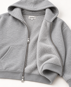 HATED BY MANY ZIPPER OVERSIZED BOXY HOODIE