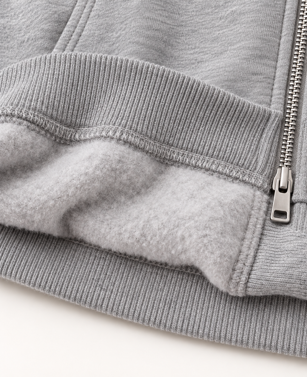 HATED BY MANY ZIPPER OVERSIZED BOXY HOODIE