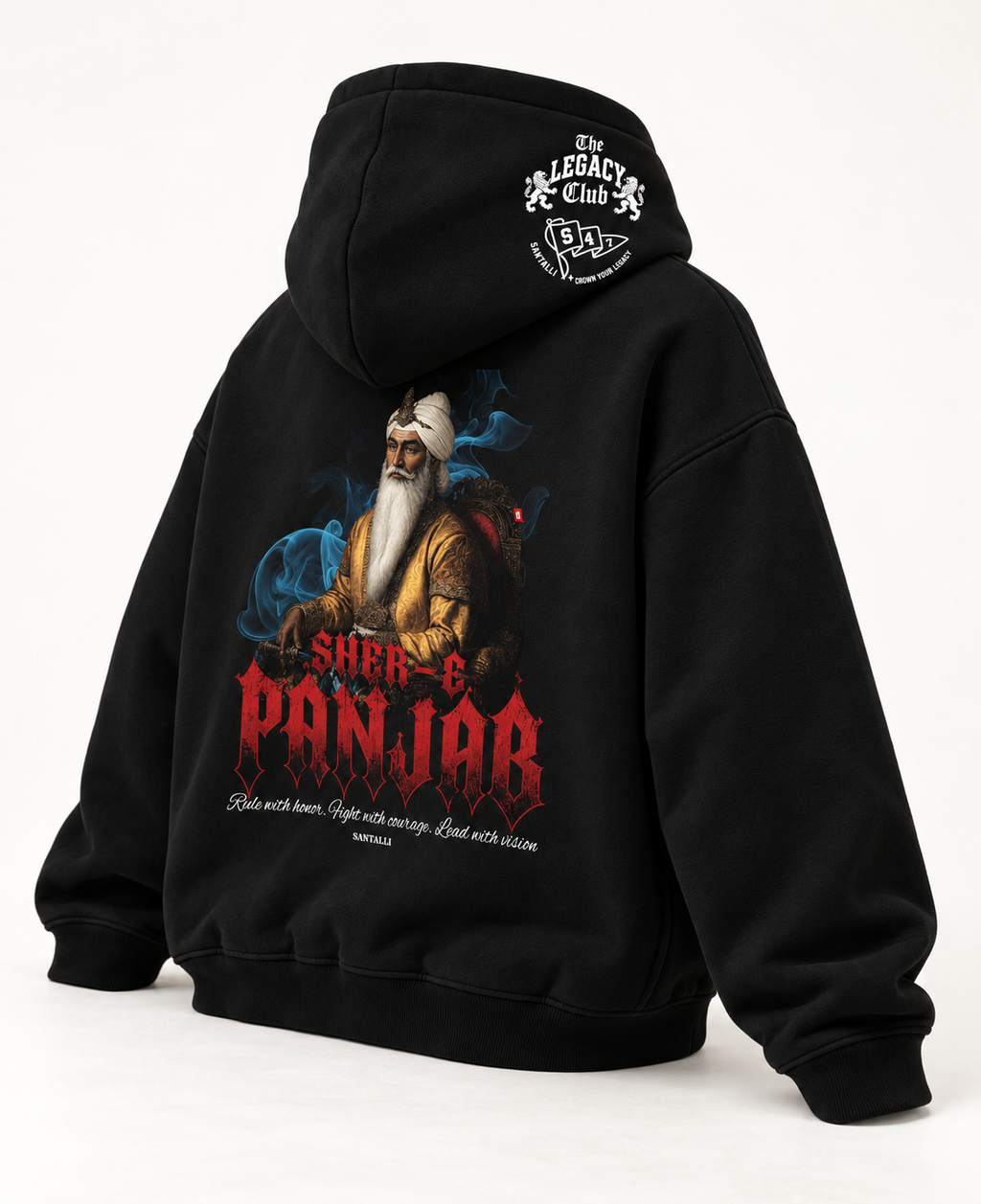 MAHARAJA RANJEET SINGH OVERSIZED HOODIE