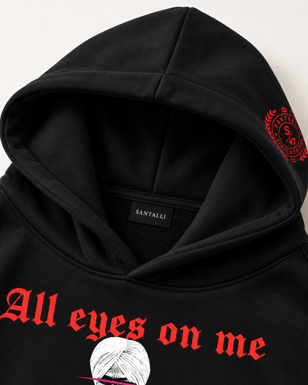 ALL EYES ON ME OVERSIZED BOXY HOODIE