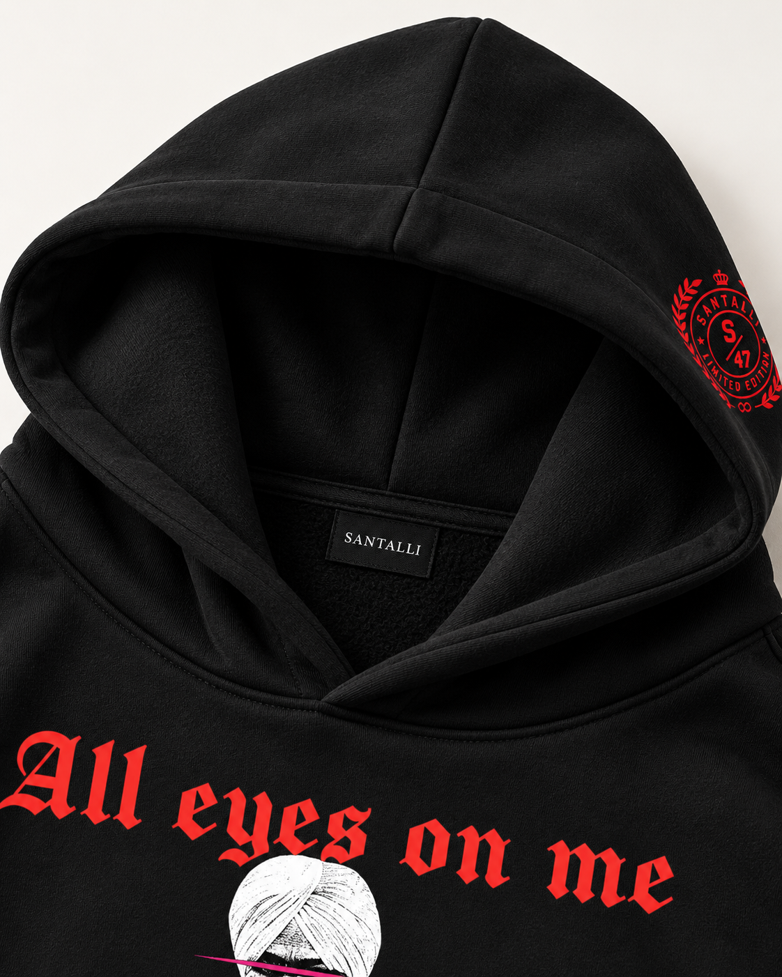 ALL EYES ON ME OVERSIZED BOXY HOODIE