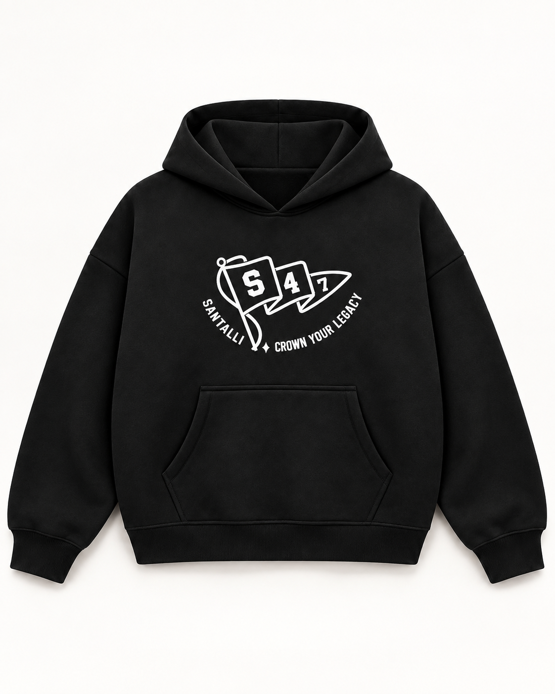 DEER HUNT OVERSIZED BOXY HOODIE