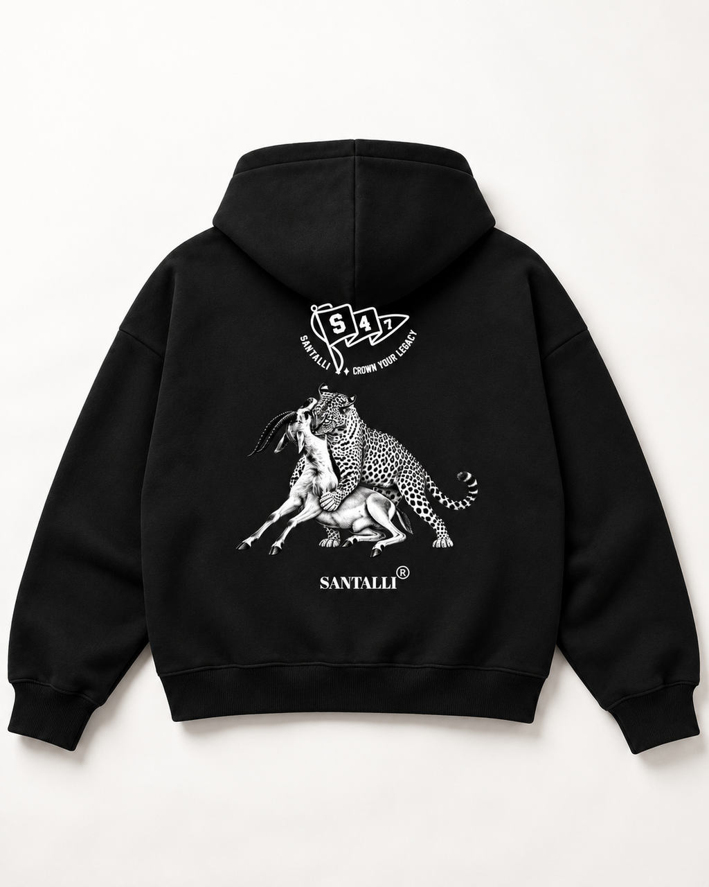 DEER HUNT OVERSIZED BOXY HOODIE