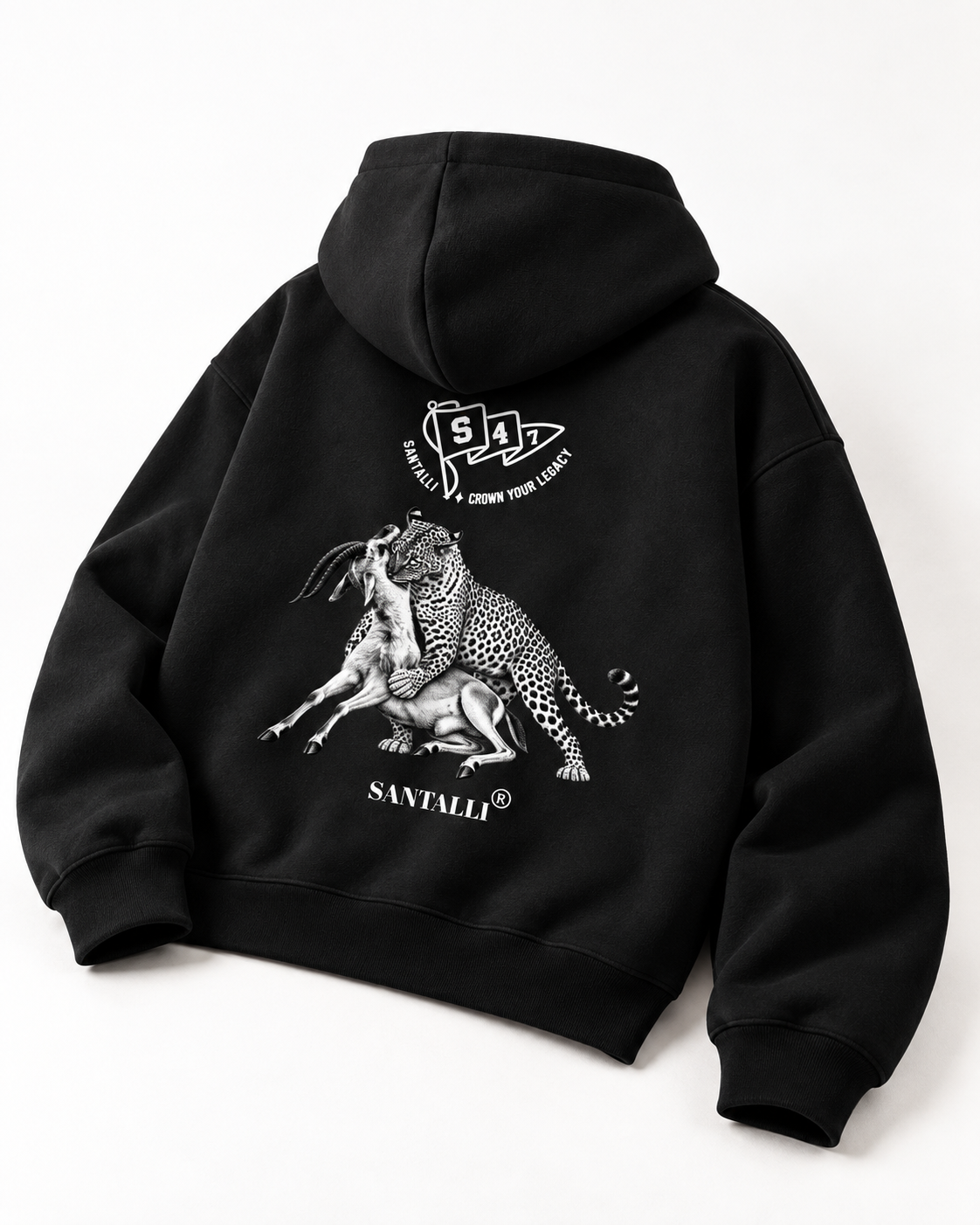 DEER HUNT OVERSIZED BOXY HOODIE