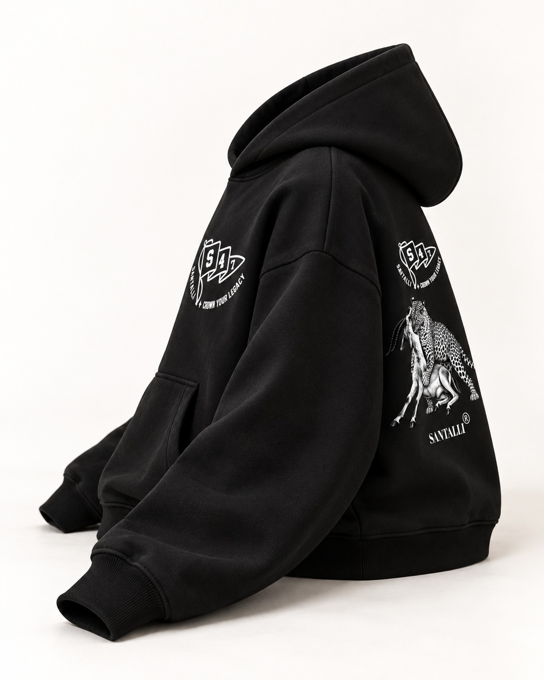 DEER HUNT OVERSIZED BOXY HOODIE
