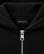 CROCO HUNT ZIPPER OVERSIZED BOXY HOODIE