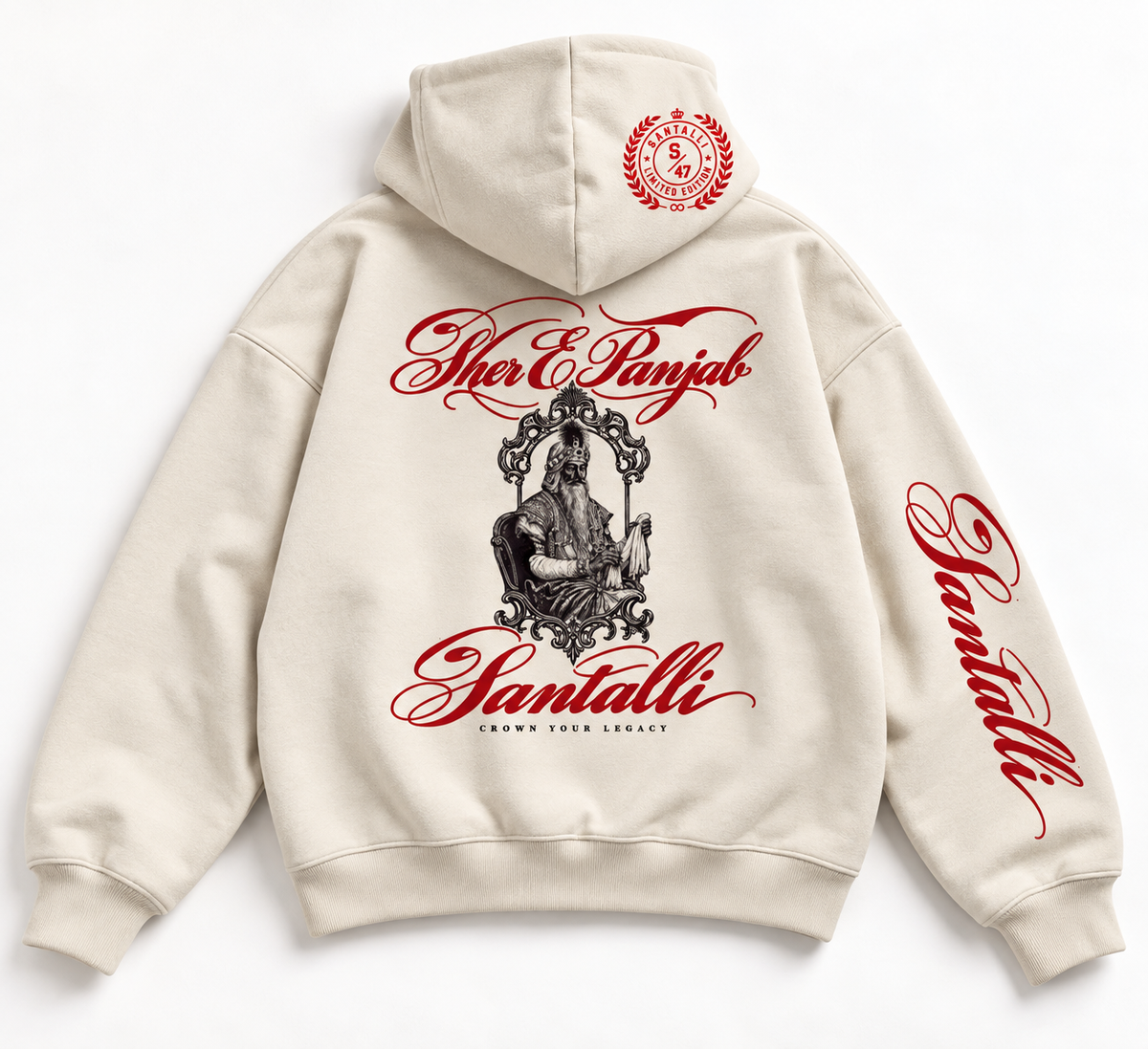 THE KING OVERSIZED BOXY FIT HOODIE