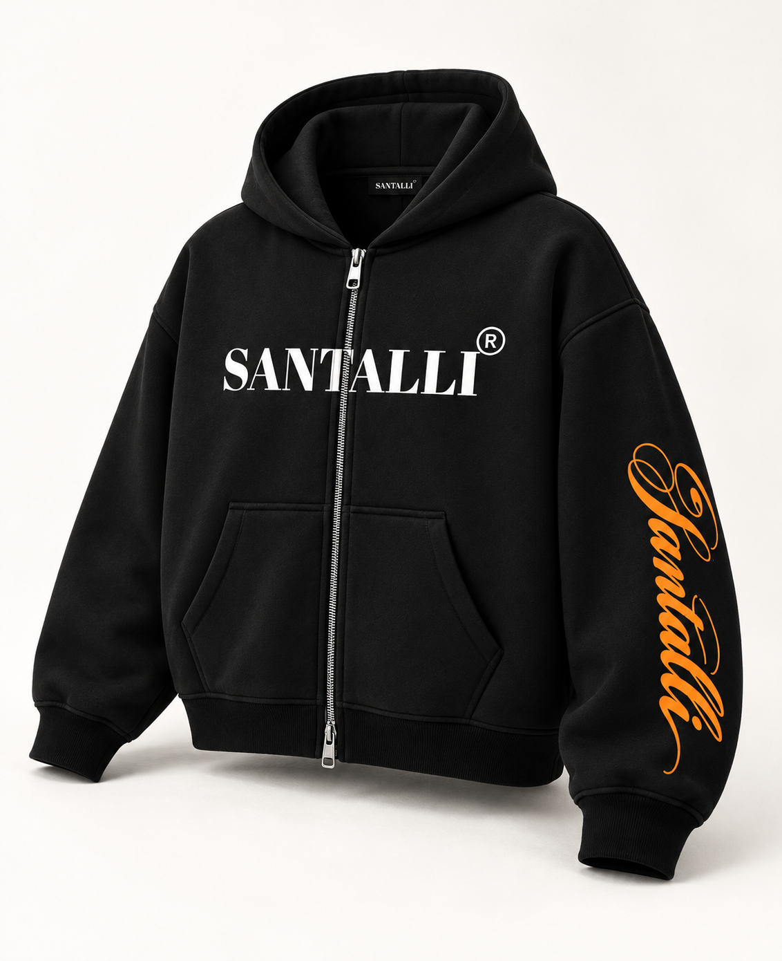 LIMITED EDITION SANTALLI OVERSIZED ZIPPER HOODIE
