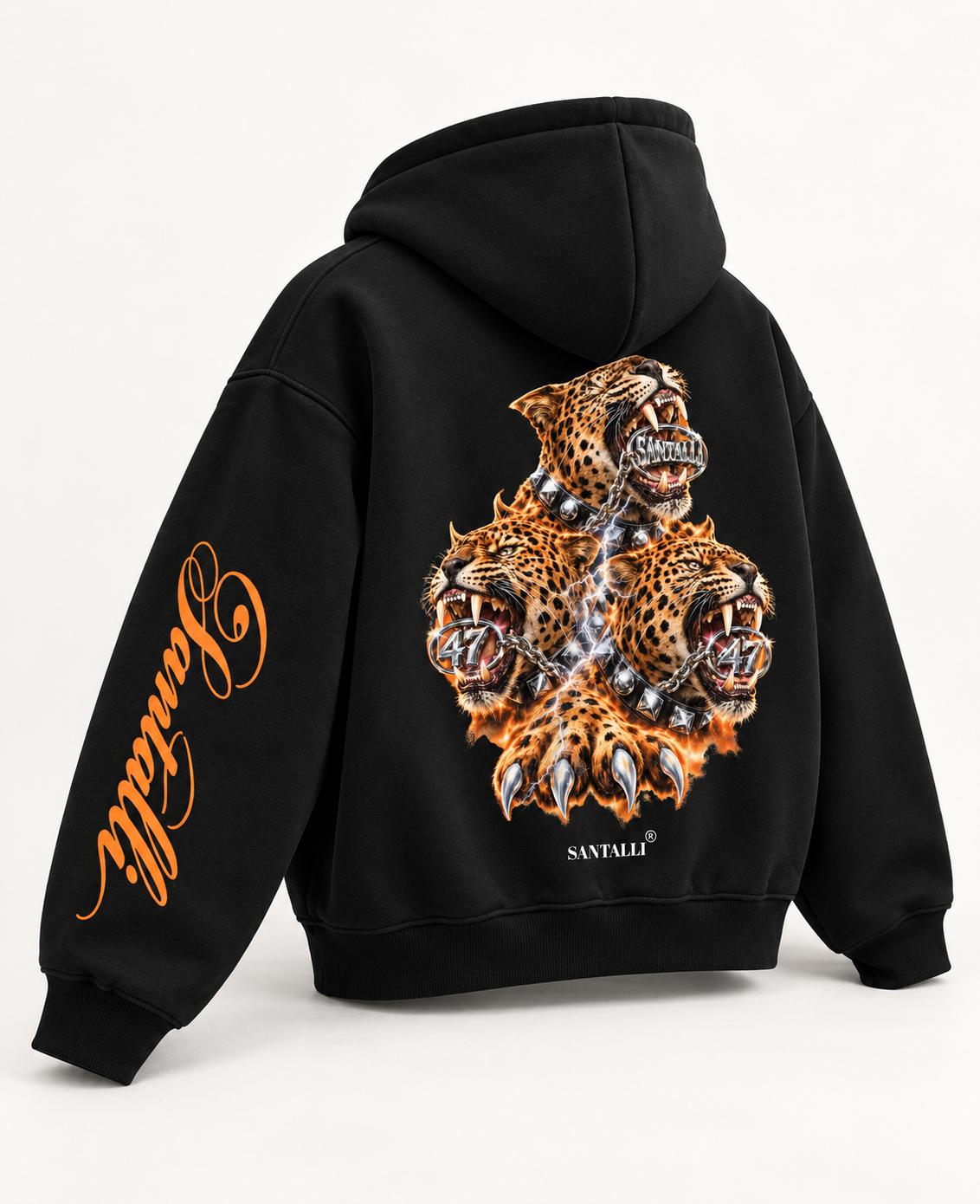 LIMITED EDITION SANTALLI OVERSIZED ZIPPER HOODIE