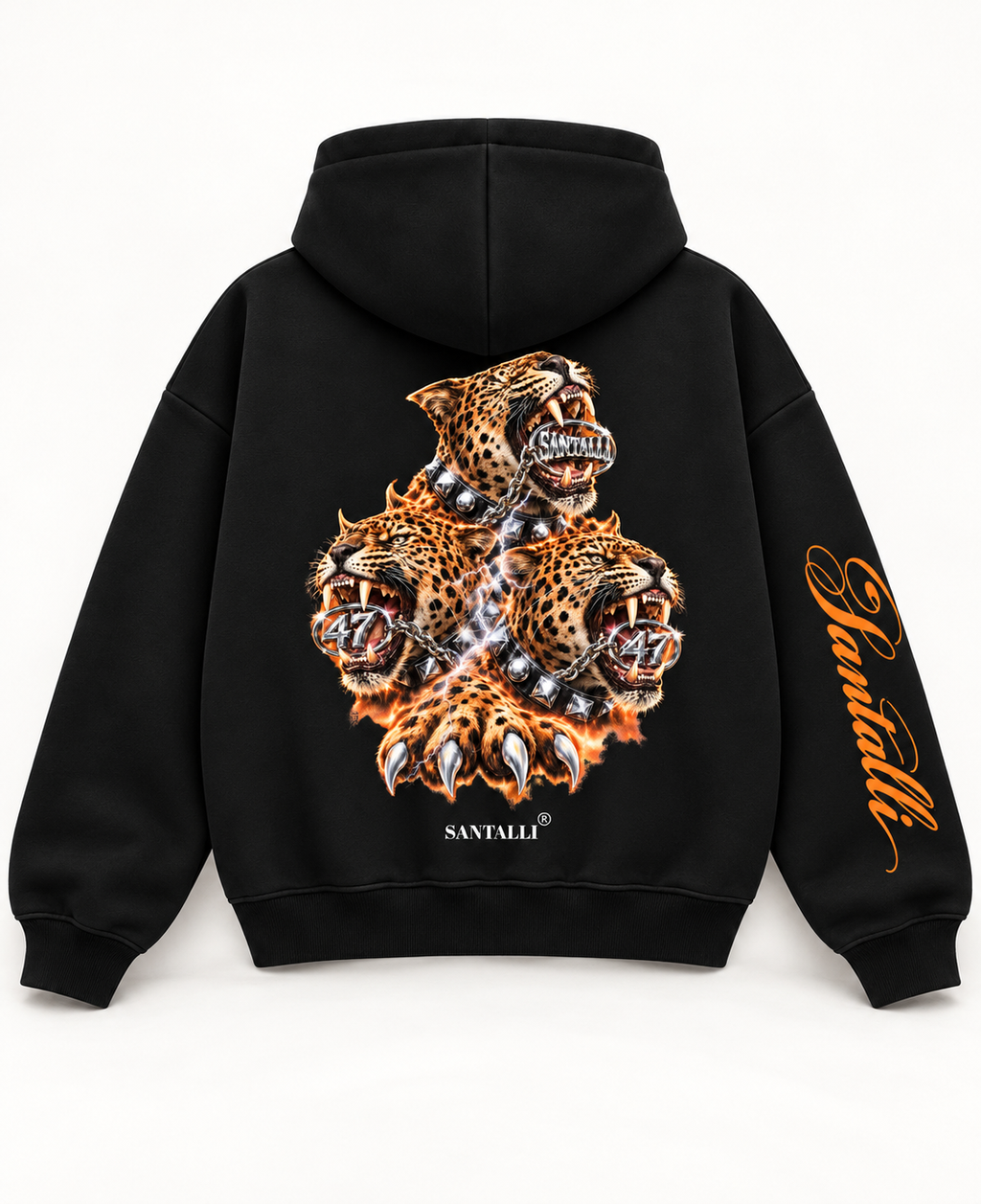 LIMITED EDITION SANTALLI OVERSIZED ZIPPER HOODIE