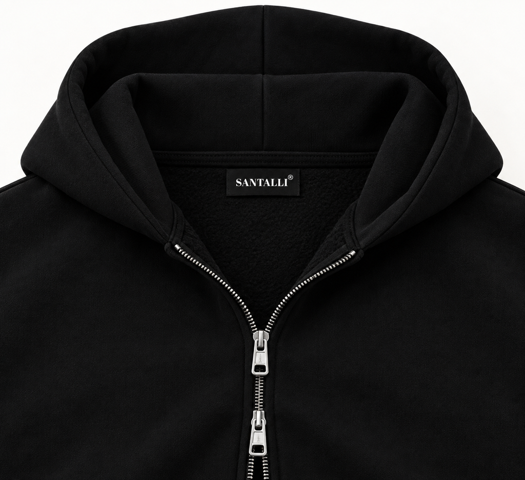 LIMITED EDITION SANTALLI OVERSIZED ZIPPER HOODIE