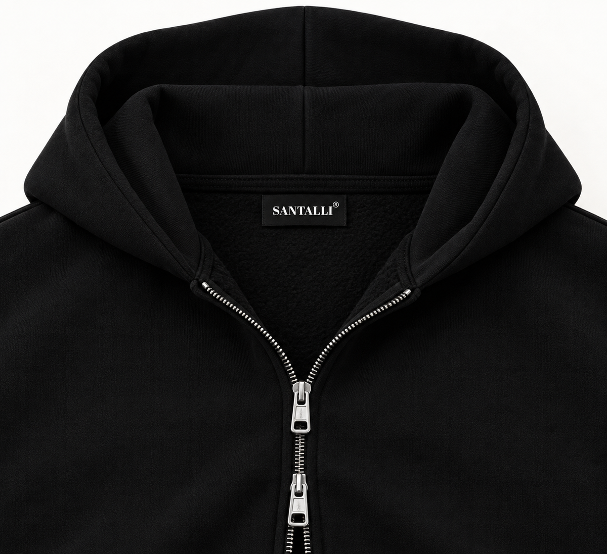LIMITED EDITION SANTALLI OVERSIZED ZIPPER HOODIE