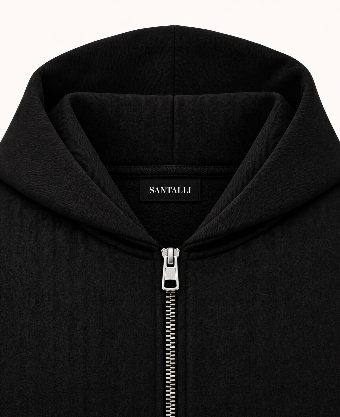 LIMITED EDITION SANTALLI OVERSIZED ZIPPER HOODIE