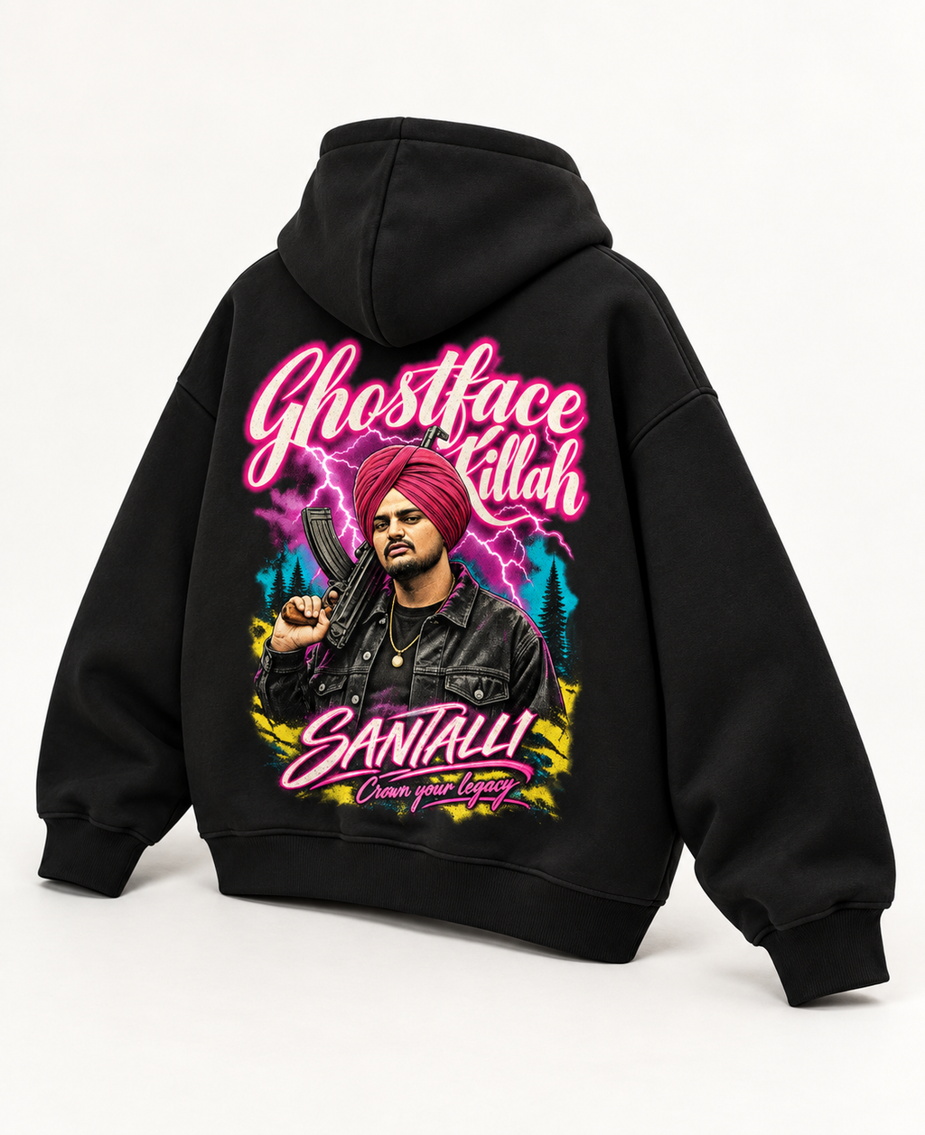 GHOSTFACE KILLAH OVERSIZED BOXY HOODIE